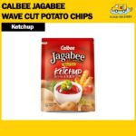 Calbee Jagabee Tomato Ketchup Wave-cut Potato Stick 80g - Expiry 30 Apr 2026