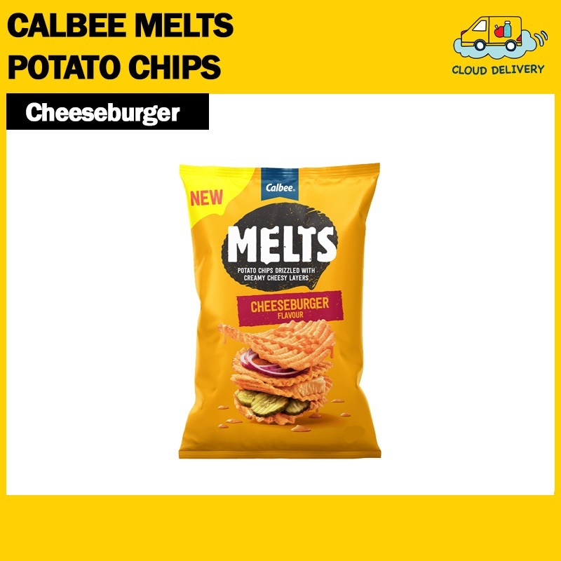 Calbee Melts Potato Chips 57g – Cheeseburger – Expiry 24 Jan 2026 Calbee Melts Potato Chips 57g - Cheeseburger - Expiry 24 Jan 2026 - Image 1