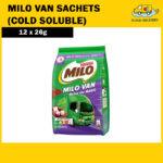 Milo Van Sachets 12 x 26g - Expiry 5 May 2026