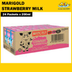 Marigold UHT Milk - Strawberry (24 x 200ml)