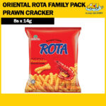 Oriental Rota Family Pack Prawn Cracker (8 x 14g)