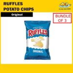 [Bundle of 3] Ruffles Potato Chips 28.3g Expiry 12 May 2025