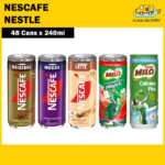 [Bundle of 2] Nescafe Coffee / Nestle Milo Can Drink (24 x 240ml)