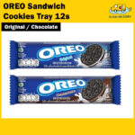 Oreo Sandwich Cookies Tray 12s - Expiry 24 Jul 2026