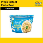 Prego Instant Pasta Carbonara Bowl 71g -  Expiry 02 Oct 2025