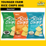 Younger Farm Rice Chips 80g - Expiry See Product description