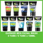 [BUNDLE OF 3 / 5] Garnier Men Facial Wash Foam Cleanser 100ml