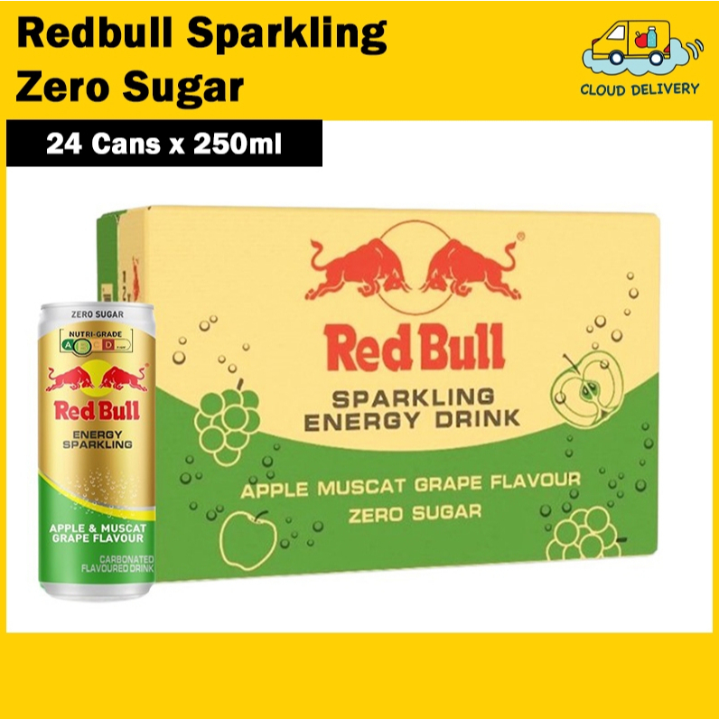 Red Bull Sparkling Energy Drink (24 x 250ml) – Apple & Muscat Grape – Expiry 31 Aug 2026 Red Bull Sparkling Energy Drink (24 x 250ml) - Apple & Muscat Grape - Expiry 31 Aug 2026 - Image 1