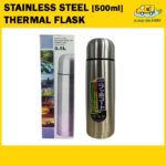 Stainless Steel Thermal Water Bottle , Vacuum Flaks,  500ml
