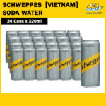 Schweppes Soda Water (24 x 320ml) , [VIETNAM]