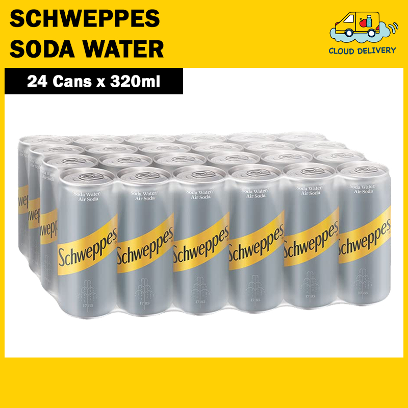 Schweppes Soda Water (24 x 320ml) Schweppes Soda Water (24 x 320ml) - Image 1