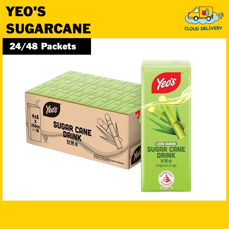Yeo’s Sugarcane Packet (24 x 250ml) Yeo's Sugarcane Packet (24 x 250ml) - Image 1